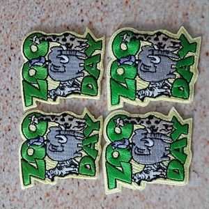 Zoo Day - Girl Scout Fun Patch Bundle - NEW Iron On 🦋❤